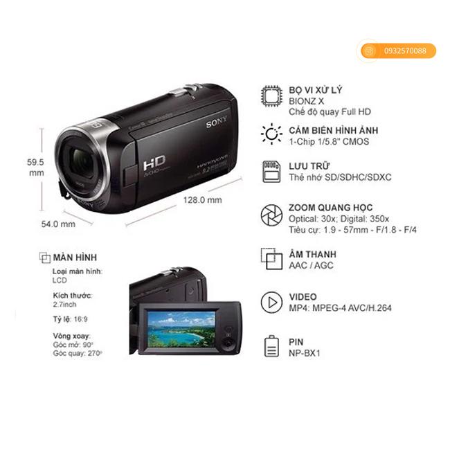 máy quay phim mini cầm tay Sony CX405